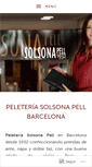 Mobile Screenshot of peleteriasolsona.es